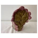 Handcrafted Native American Ceramic Humidor Tobacco Cigar Jar with Removable Lid