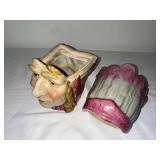 Handcrafted Native American Ceramic Humidor Tobacco Cigar Jar with Removable Lid