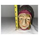 Handcrafted Native American Ceramic Humidor Tobacco Cigar Jar with Removable Lid