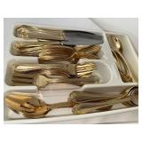 Farberware Gold-Plated Stainless Steel Flatware Set