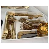 Farberware Gold-Plated Stainless Steel Flatware Set