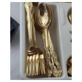 Farberware Gold-Plated Stainless Steel Flatware Set