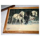 Assorted Christmas Decor including Trees, Bear Statue, Santa, and More