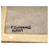 Assorted Christmas Decor including Trees, Bear Statue, Santa, and More