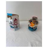 Steiff Circus Performers Hippo Fat Lady Plush with Stand