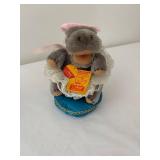 Steiff Circus Performers Hippo Fat Lady Plush with Stand