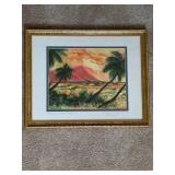 Vintage Aloha Woody Clark Print - 