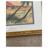 Vintage Aloha Woody Clark Print - 