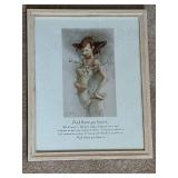 Framed Artwork Print with Inspirational Quote by Moel, 2009