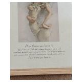 Framed Artwork Print with Inspirational Quote by Moel, 2009