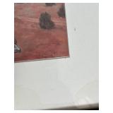 Framed Artwork by Roberson - Surreal Bicycle Landscape