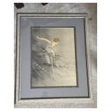 Framed Art Print of Dancing Woman by Louis Icart