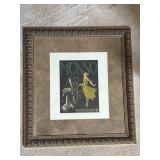 Framed Vintage Monso Ventilator Advertising Poster