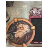 Collection of Framed Santa Claus Christmas Art Prints