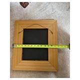 Framed Botero Style Artwork - Woman in Bathroom with Gold Ornate Frame