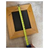 Framed Botero Style Artwork - Woman in Bathroom with Gold Ornate Frame