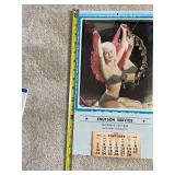 Vintage 1969 Knutson Service Pin-Up Calendar