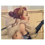 The Creation - Michael Parkes Unique Surrealist Artwork Print with Woman, Leopard, and Owl