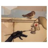 The Creation - Michael Parkes Unique Surrealist Artwork Print with Woman, Leopard, and Owl