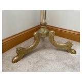 Elegant Brass Coat Rack with Ornate Detailing