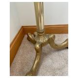 Elegant Brass Coat Rack with Ornate Detailing