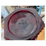 Set of 12 Avon Ruby Red Cape Cod Water Goblets