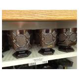 Set of 12 Avon Cape Cod Ruby Glass Goblets