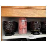 Set of 12 Avon Cape Cod Ruby Glass Goblets