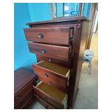 Solid Wood Tall Dresser with 7 Drawers and Classic Design