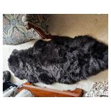 Genuine Australian Sheepskin Rug in Charcoal