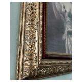 Antique Artwork - Framed Print of Two Women in Draped Gowns