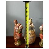 Springtime Rabbit and Egg Figurine Set