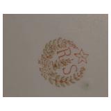 Antique Collection with Porcelain Hatpin RS Holder, Flapper Lady Figurine, and Accessories