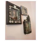 Collection of 3 Ornate Religious / Reliquary Wall Art Pieces