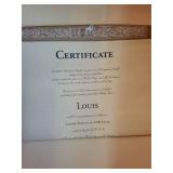 Set of Louis Teddy Bear 44 and Plush Lambs with Angel Dolls