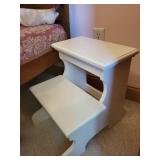 White Wooden Step Stool