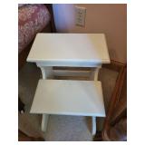 White Wooden Step Stool