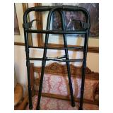 Foldable Adjustable Height Walker with Padded Handles