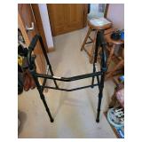 Foldable Adjustable Height Walker with Padded Handles