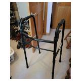 Foldable Adjustable Height Walker with Padded Handles