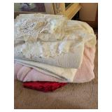 Assorted Vintage and Lace Fabric Collection