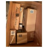 Collection of Candles, Holders, and Christmas Accents