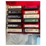 Large Collection of Vintage 8-Track Tapes and CDs