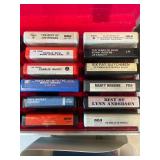 Large Collection of Vintage 8-Track Tapes and CDs