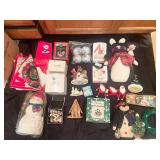 Extensive Assortment of Holiday and Christmas Decorations