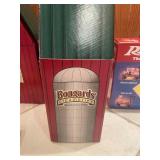 Collection of Vintage Toy Sets: Bongards Creamery Barn, Radio Flyer Wagon, Firefighter Die Cast