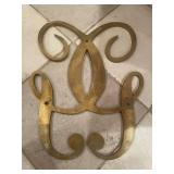 Set of 2 Brass Decorative Wall Hangers