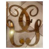 Set of 2 Brass Decorative Wall Hangers