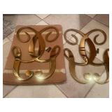 Set of 2 Brass Decorative Wall Hangers