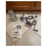 King Kutter Manual Food Processor with Metal Cones
